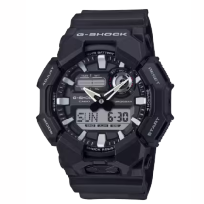 G-Shock GA-010-1A Analog-Digital Black Resin Band Men Watch